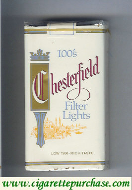 Chesterfield 100s Filter Lights cigarettes